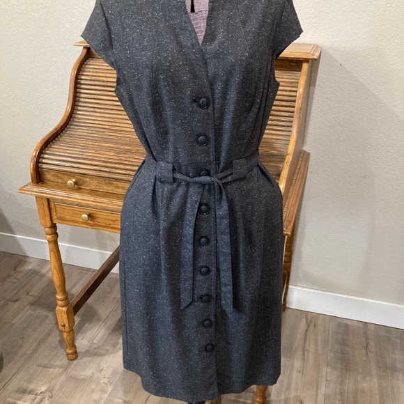 Connected Apparel gray dress Size 12 - Picture 4 of 4